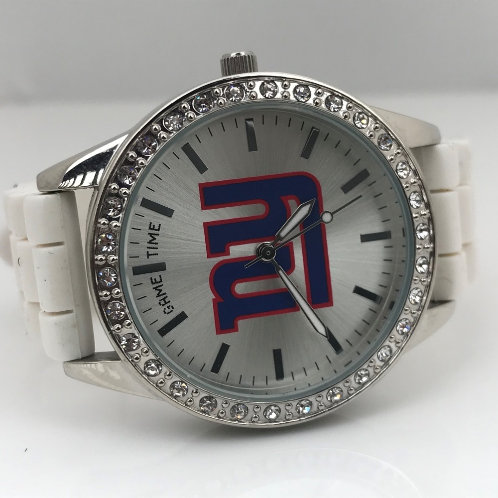 Game Time Women NY Watch White Silicon Rubber Band - Picture 6 of 8